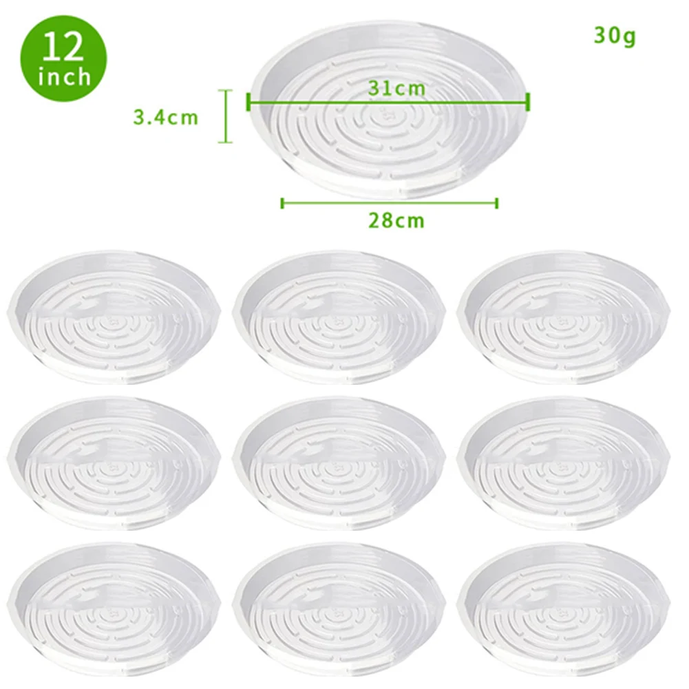 10/24pcs Plastic Plant Saucer  - Drip Tray Saucer ulasan dan harga