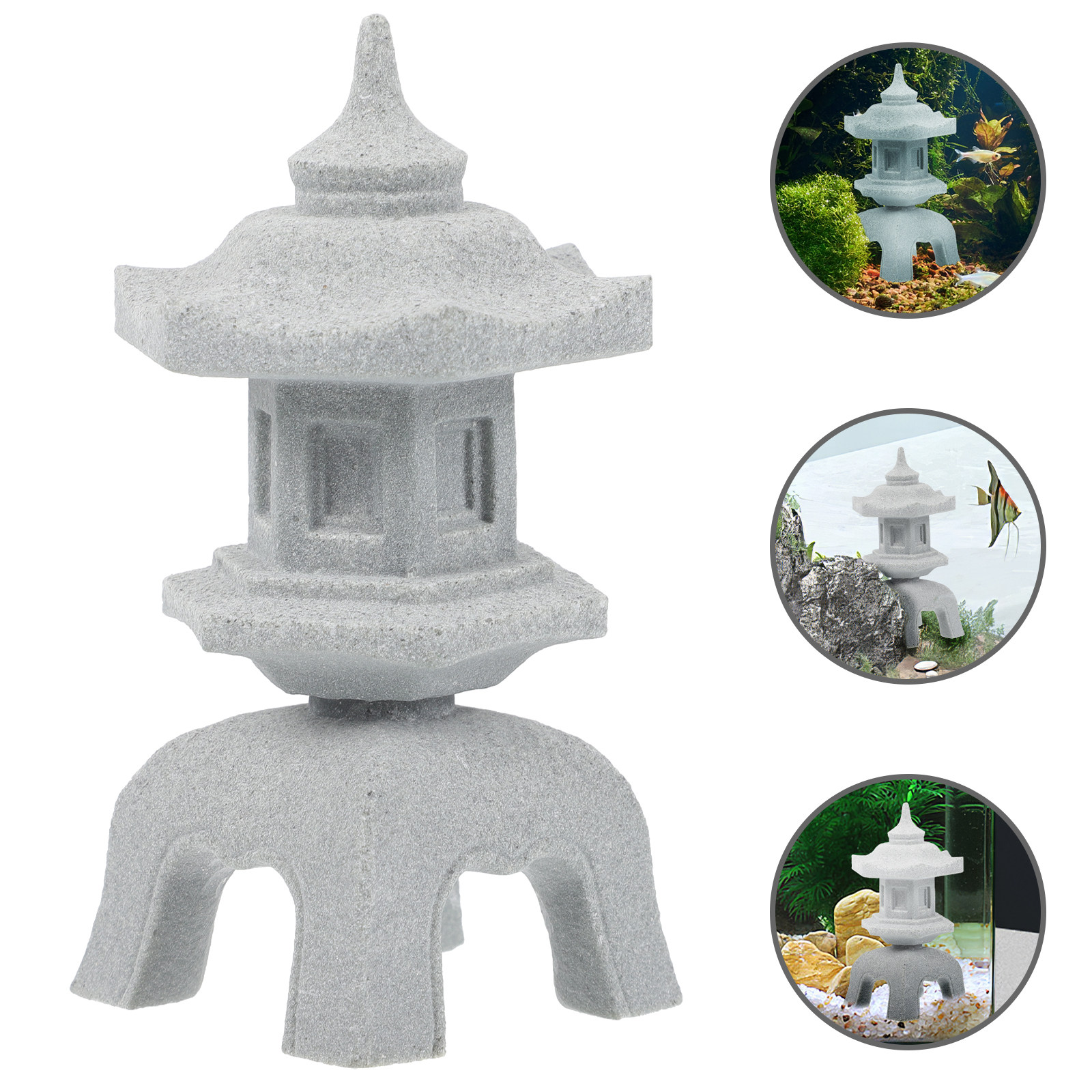 Premium Stone Lamp Shape Aquar - Bonsai Garden Landscape Design ulasan dan harga