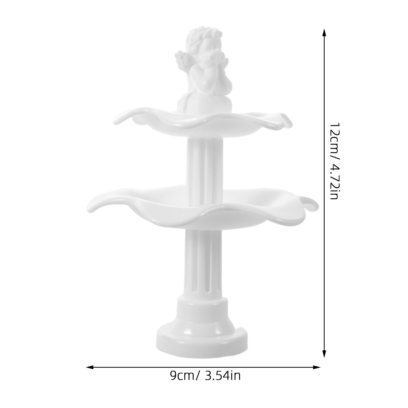 2Pcs Two-Tier Plastic Miniatur - Bonsai Garden Landscape Design ulasan dan harga