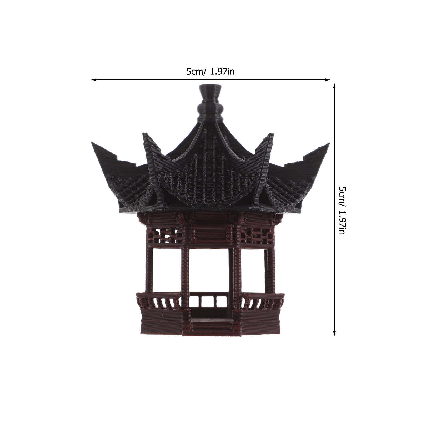 Miniature Pagoda Landscape Orn - Bonsai Garden Landscape Design ulasan dan harga