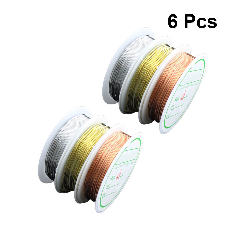 6 Rolls Colored Copper Wire Fl - Copper Wire Roll ulasan dan harga